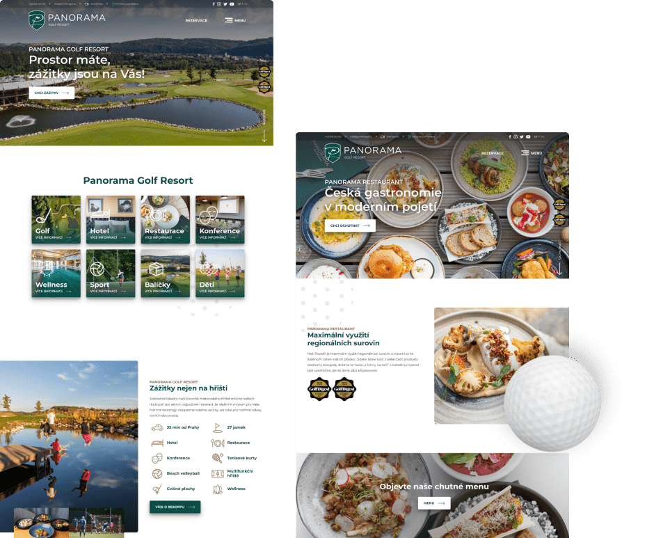 Panoramagolf Vizualizace webu – workoholix.cz