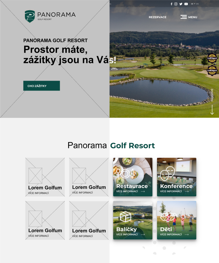 Webové stránky wireframe a design – workoholix.cz