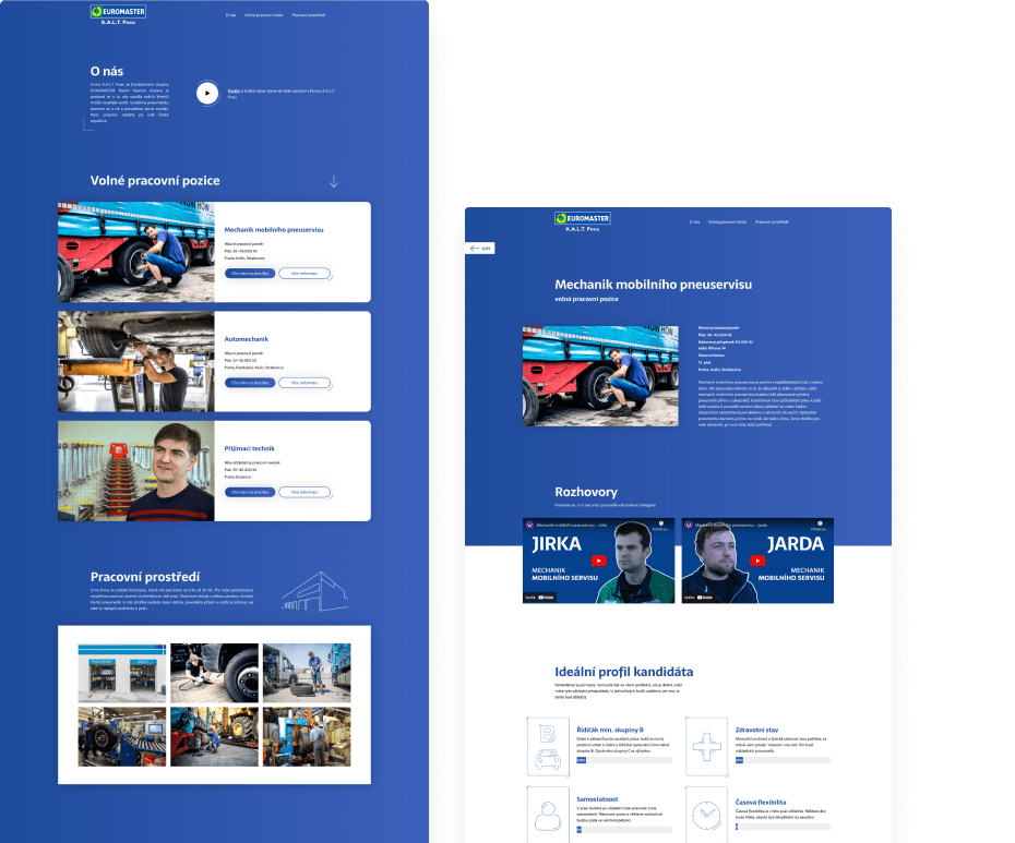 KALT ukázka webu – workoholix.cz