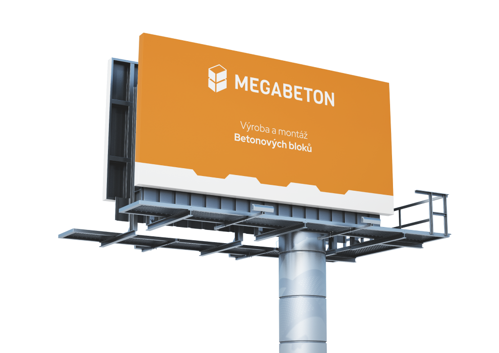 MEGABETON vizualizace billboardu – workoholix.cz